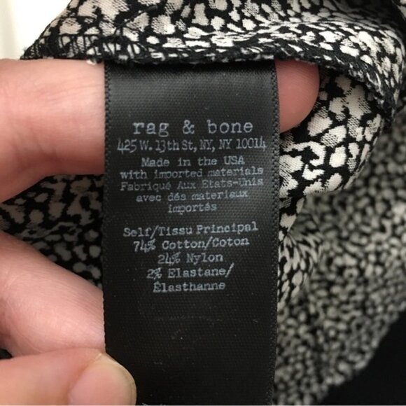 Rag & Bone Animal Print Pants - Picture 8 of 8